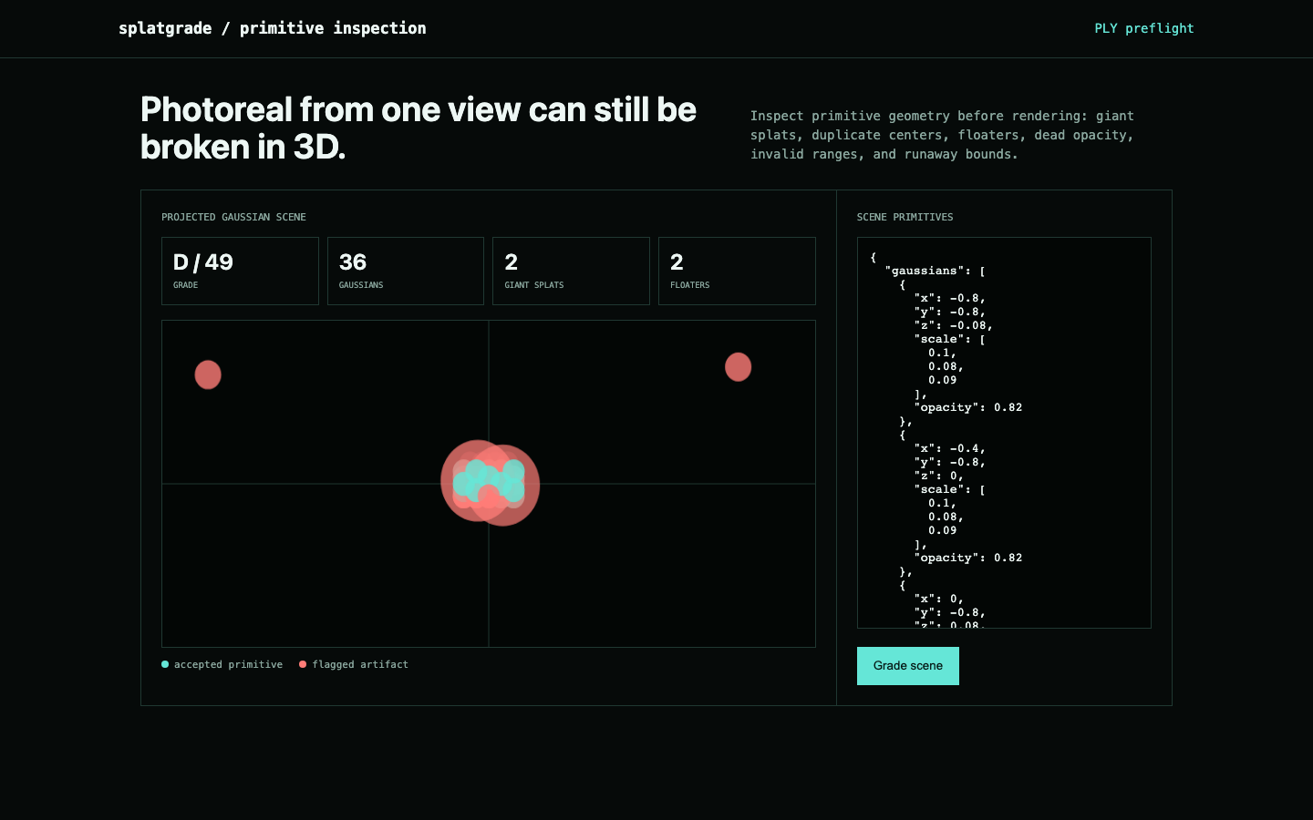 splatgrade working browser demo